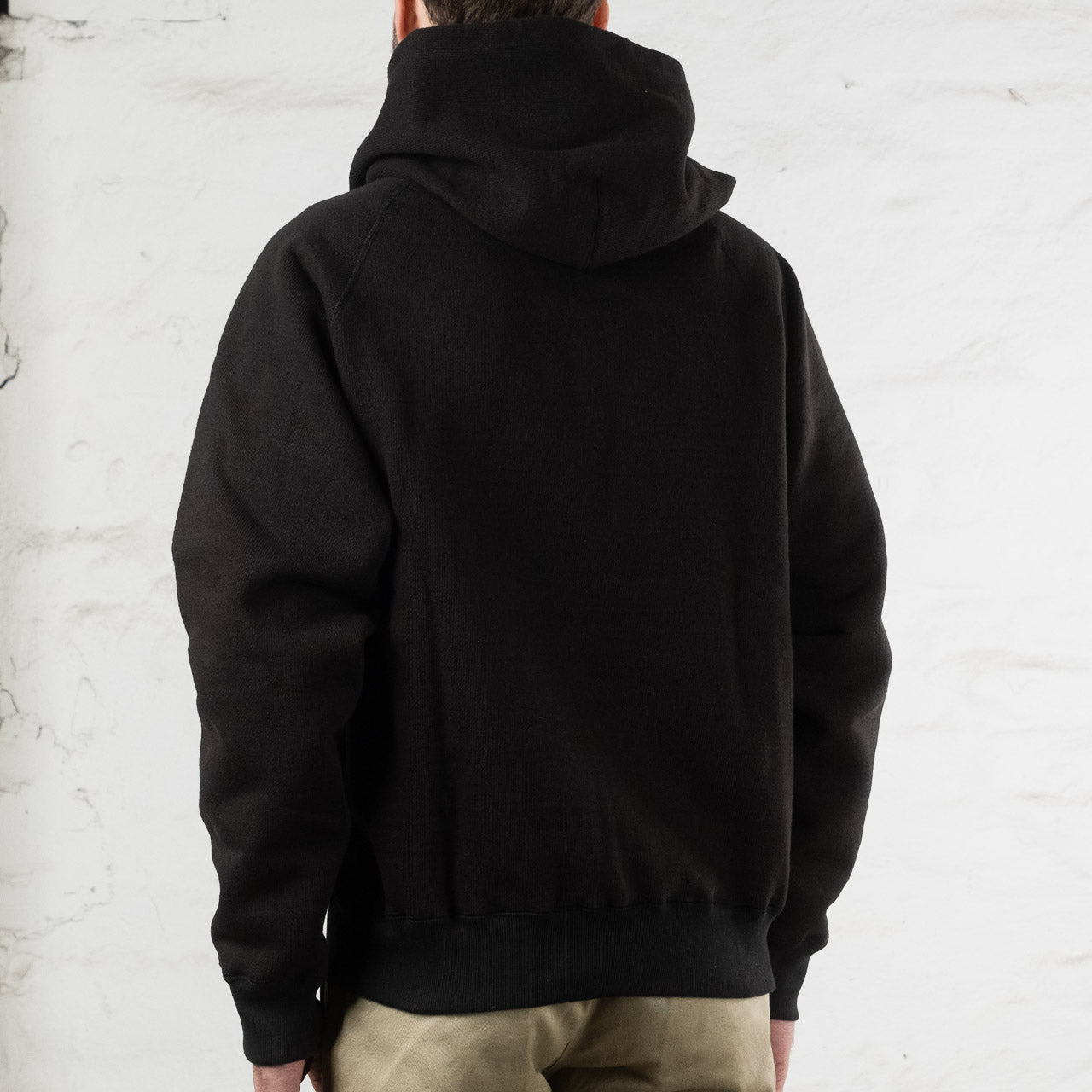 Double Heavyweight Pullover Hoodie Black
