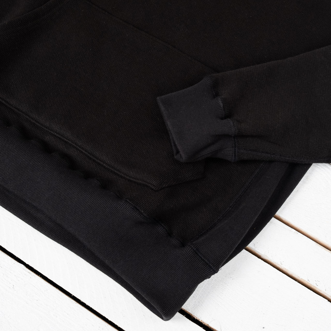 Double Heavyweight Pullover Hoodie Black