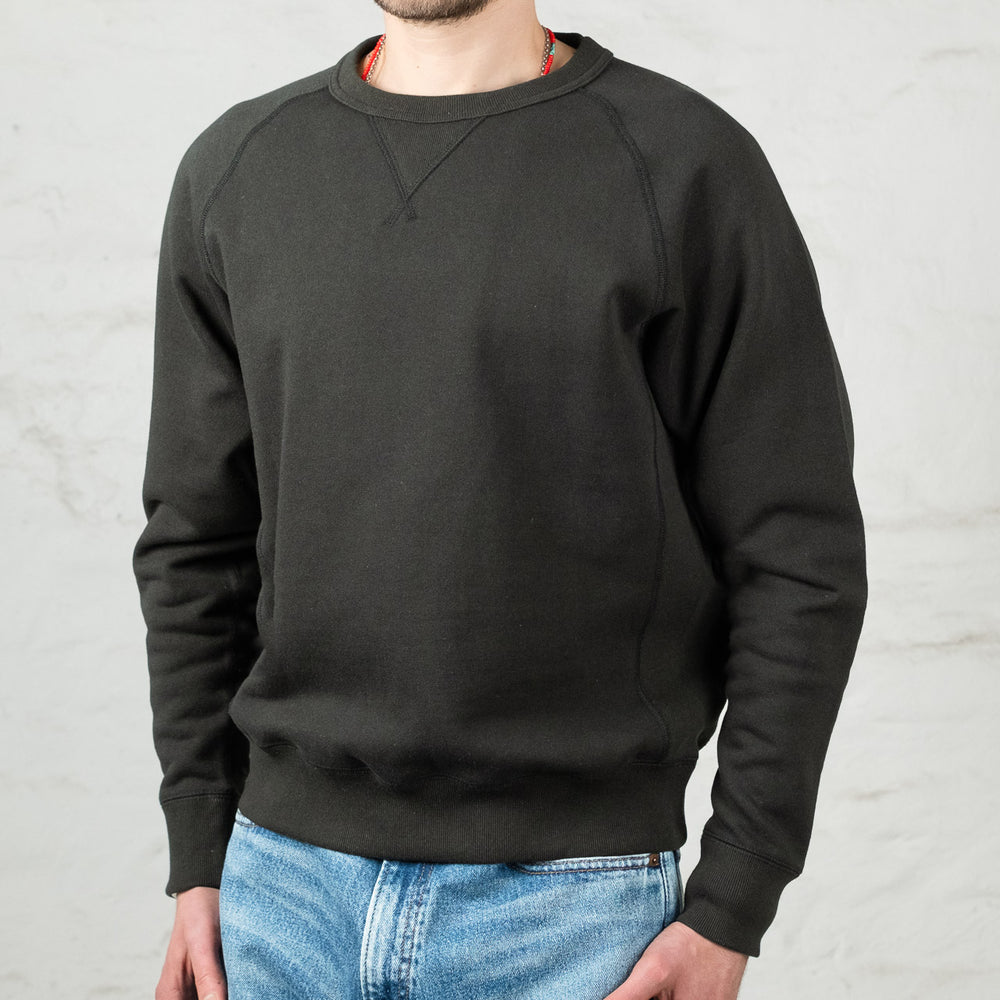 Pull ras du cou Super Looper French Terry Noir