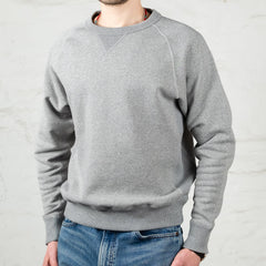 Pullover Crewneck Super Looper French Terry  Heather Grey