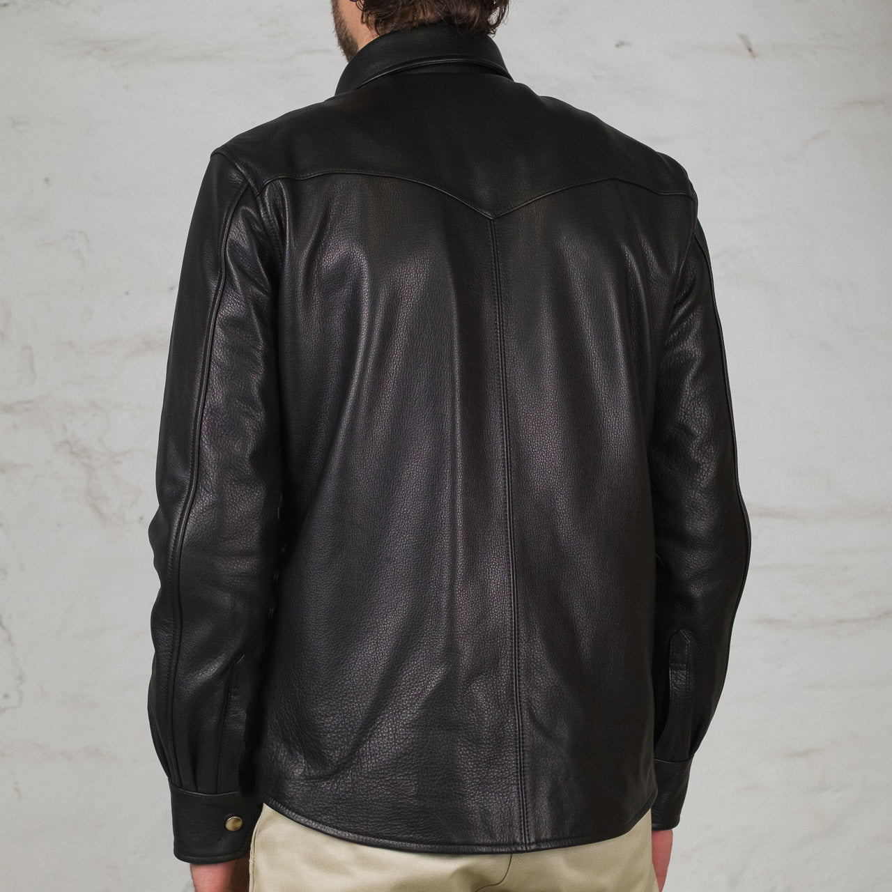 Steer Oil Western Shirt Black