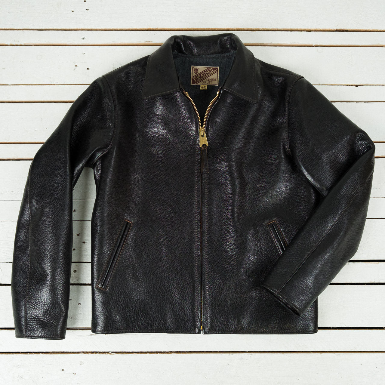 Oiled Rough Steer Sports Jacket Black