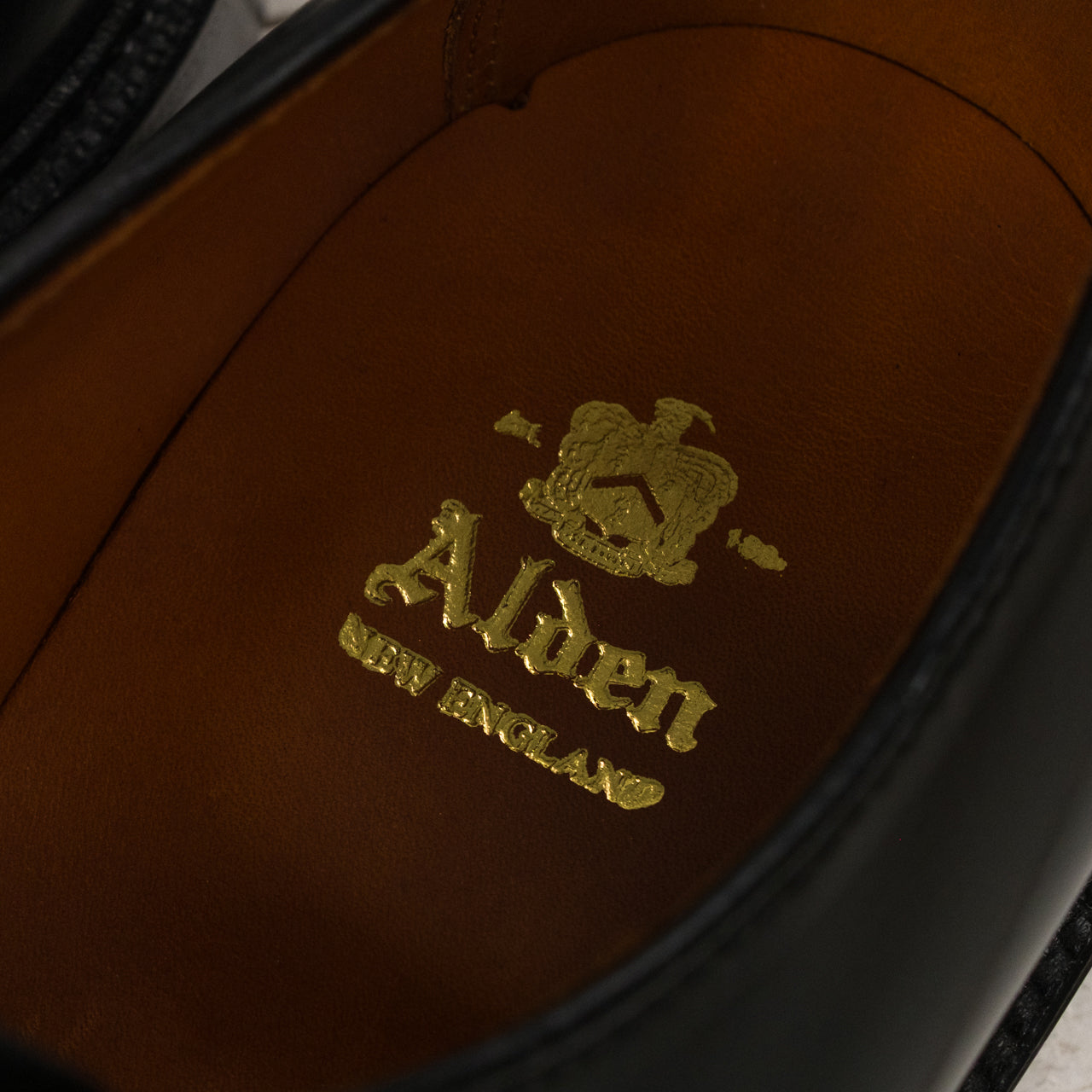 Plain Toe Blucher Cordovan Schwarz