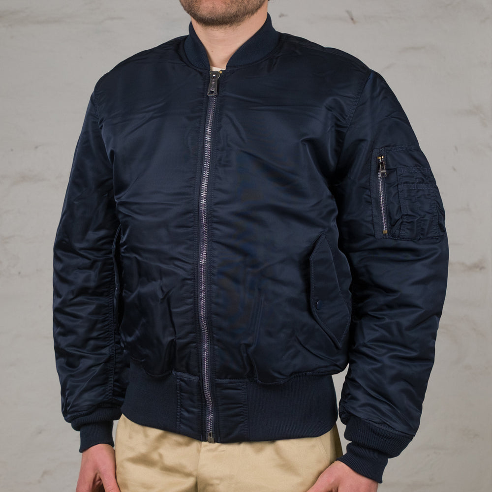 MA-1 Heritage Bomber Jacket Minimalist Edition Blue