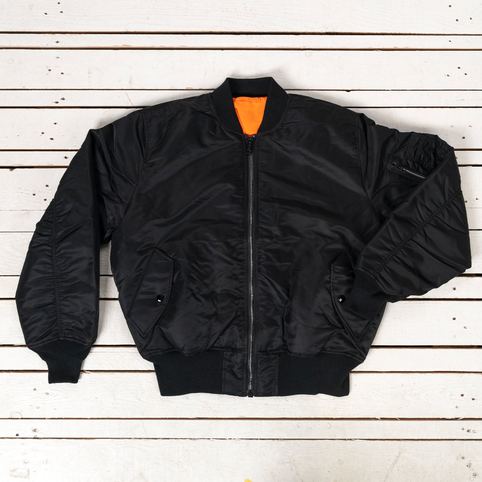 MA-1 Heritage Bomber Jacket Minimalist Edition Black/Black