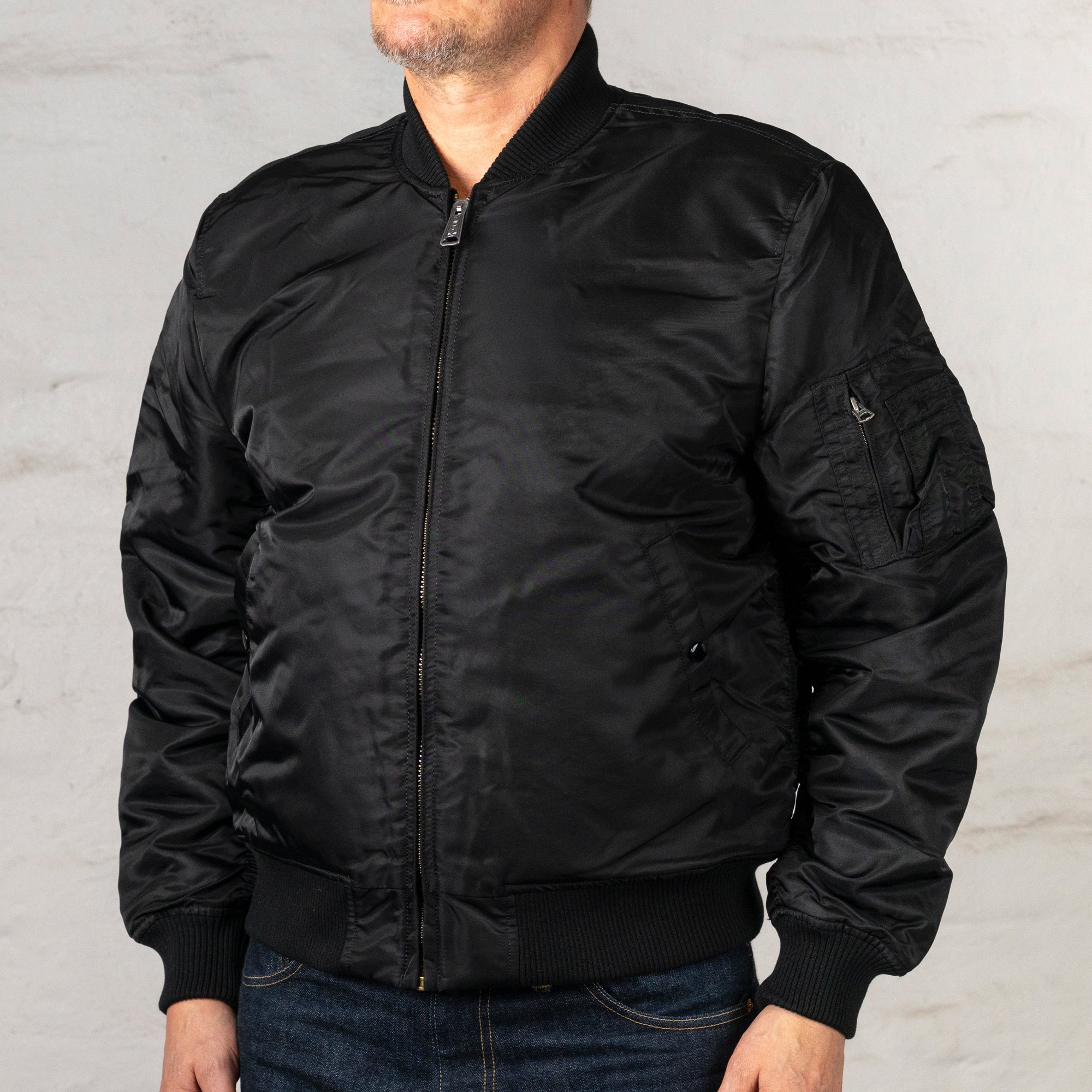 MA-1 Heritage Bomber Jacket Minimalist Edition Black/Black