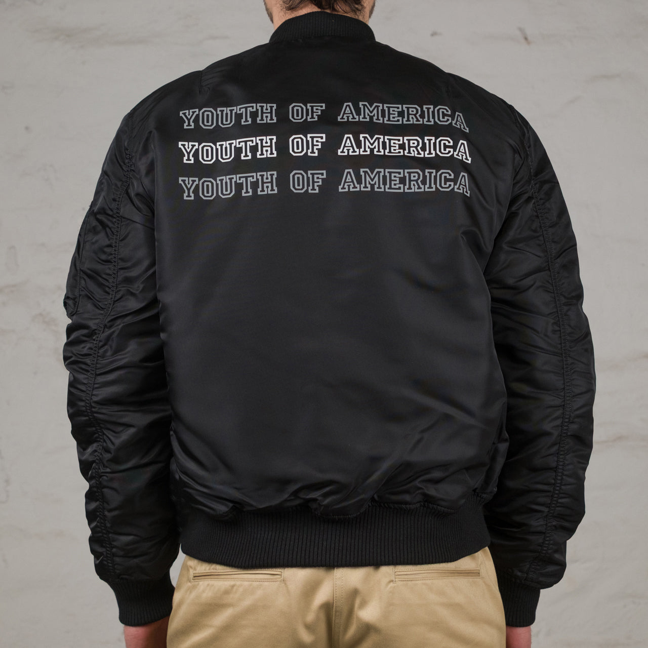Burg & Schild x Alpha Industries MA-1 Youth Of America Black