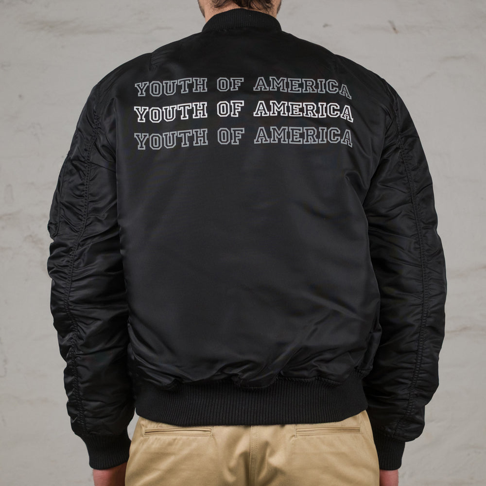 Burg & Schild x Alpha Industries MA-1 Youth Of America Black