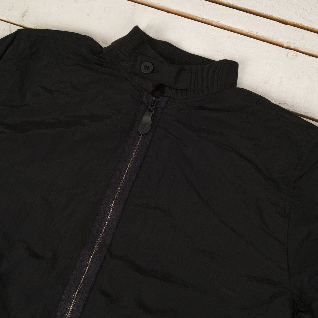 Ripstop Flying Jacket Light Minimalist Edition Schwarz