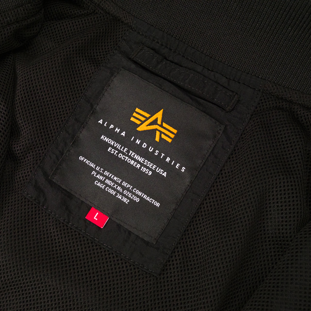 Ripstop Flying Jacket Light Minimalist Edition Schwarz