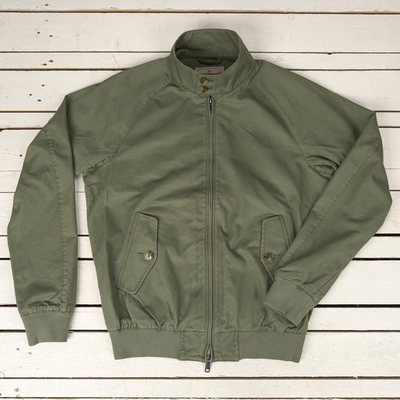 G9 Harrington Jacket Twill Lichen Green