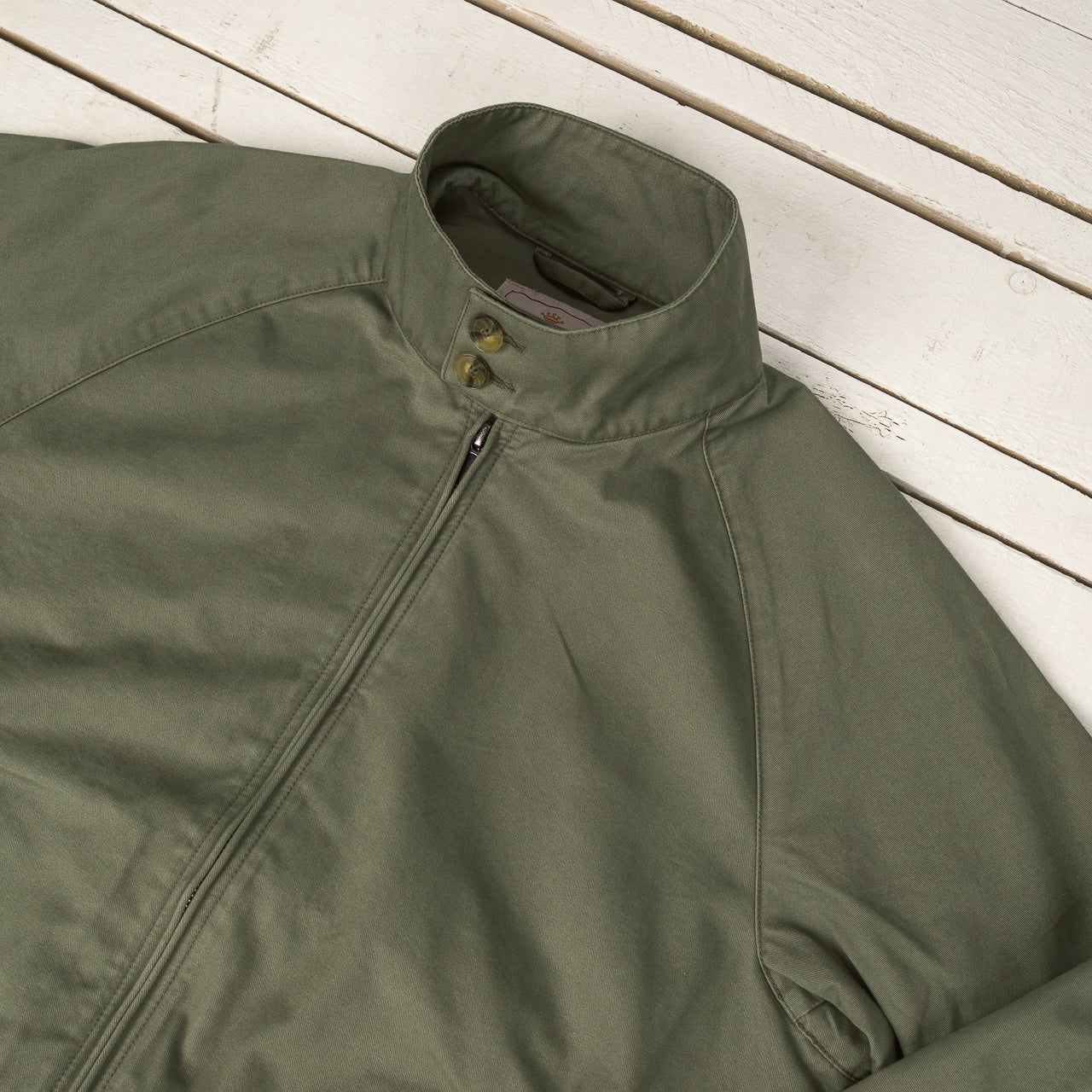 G9 Harrington Jacket Twill Lichen Green