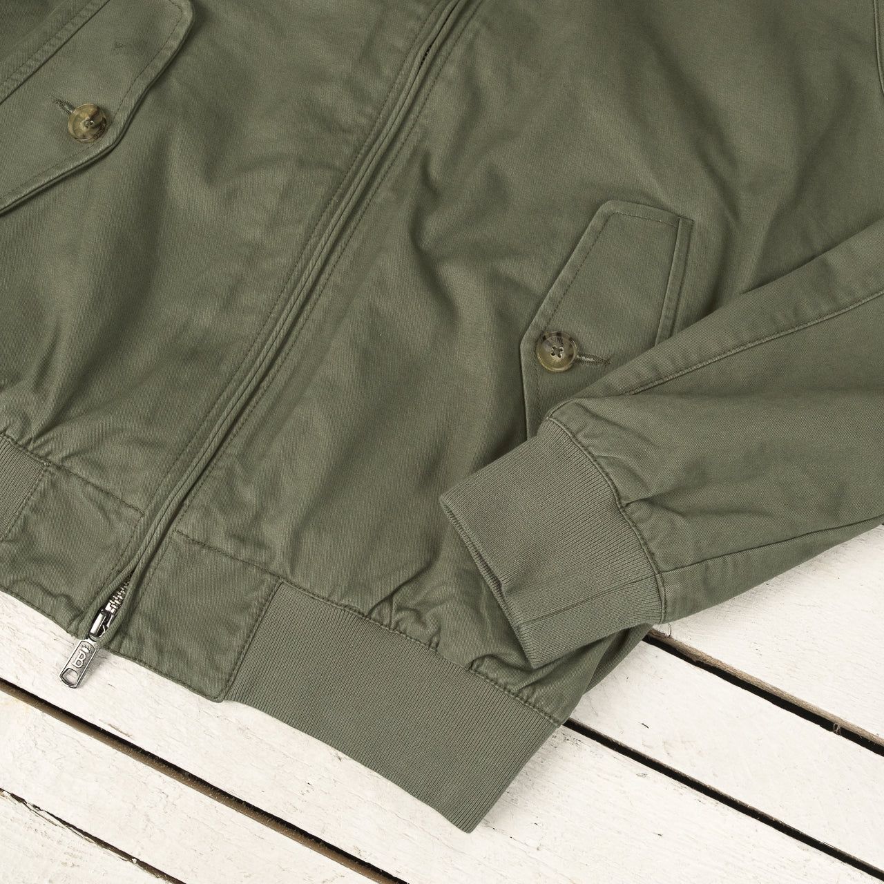 G9 Harrington Jacket Twill Lichen Green