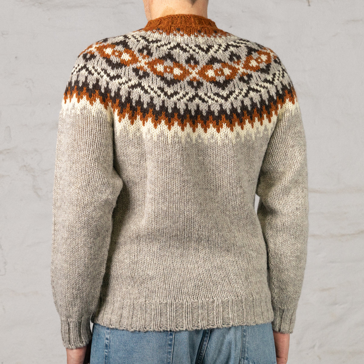 Pull Placement Gris Chiné