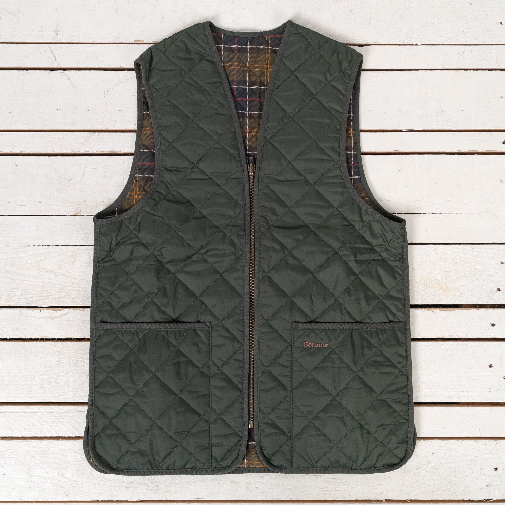 Quilted Zip-In Liner Oliv/Classic