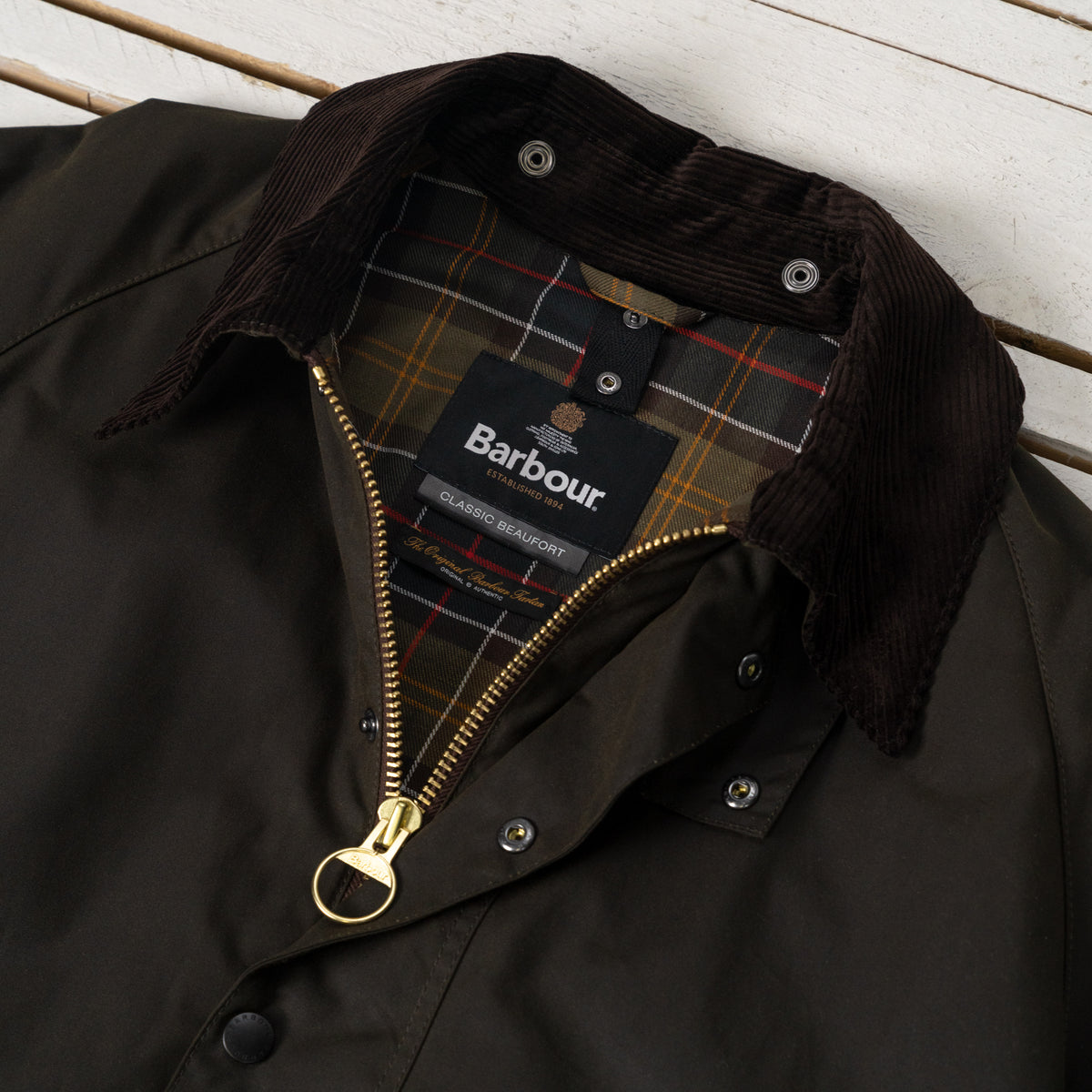 Classic Beaufort Wax Olive