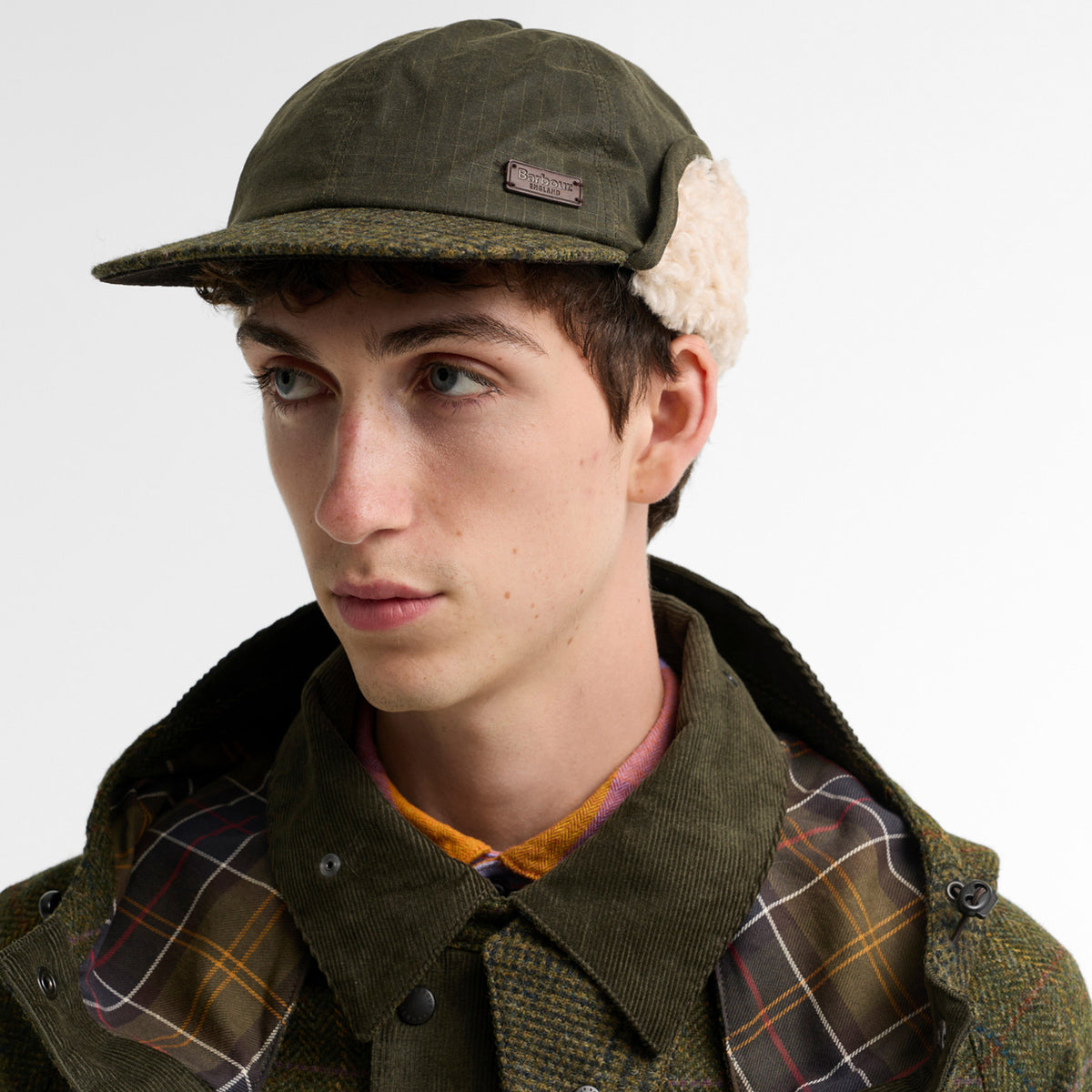 Barbour x Norbit  Cap Carpenter Archive Olive