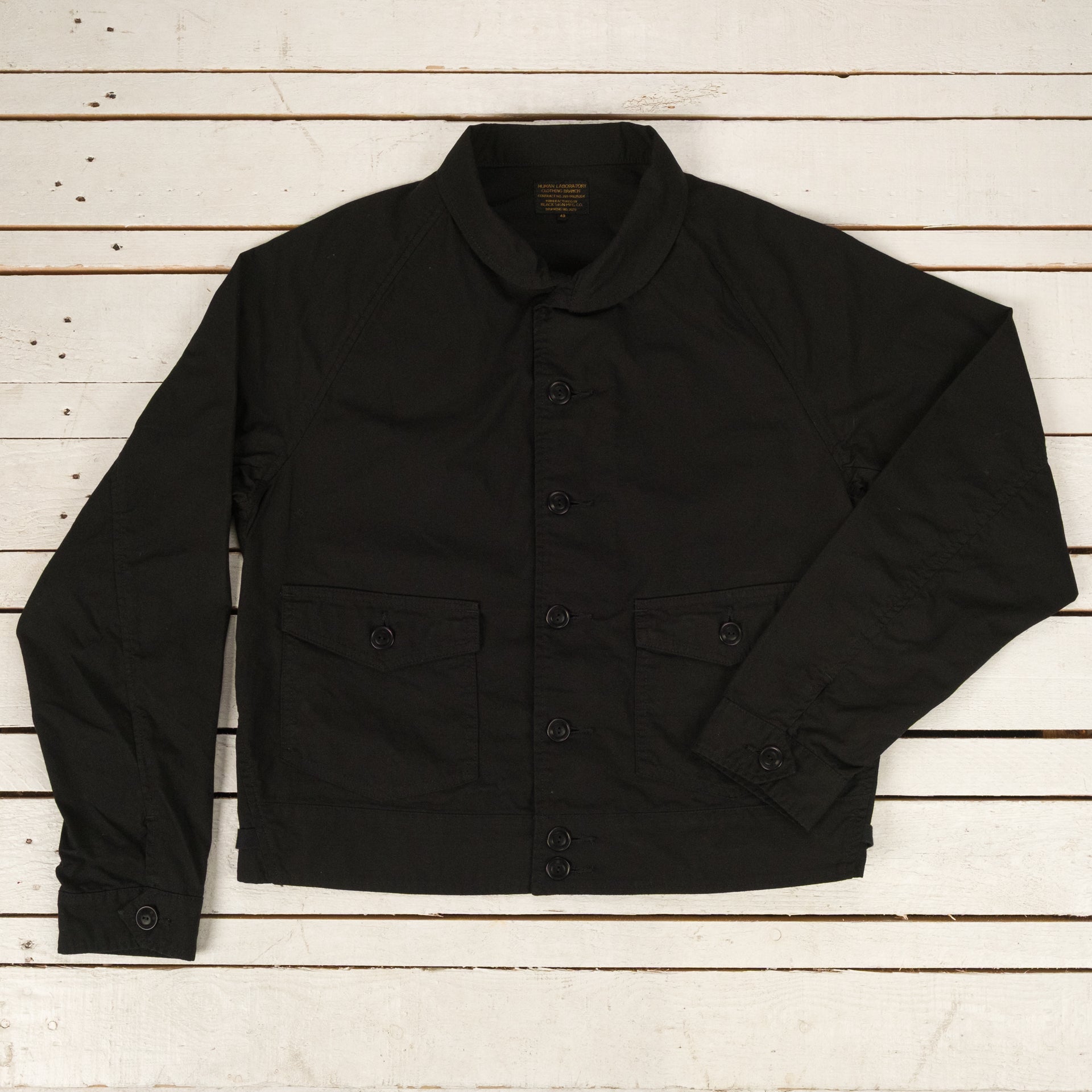 Military Ripstop Civilian Cossack Jacket Surprise Black