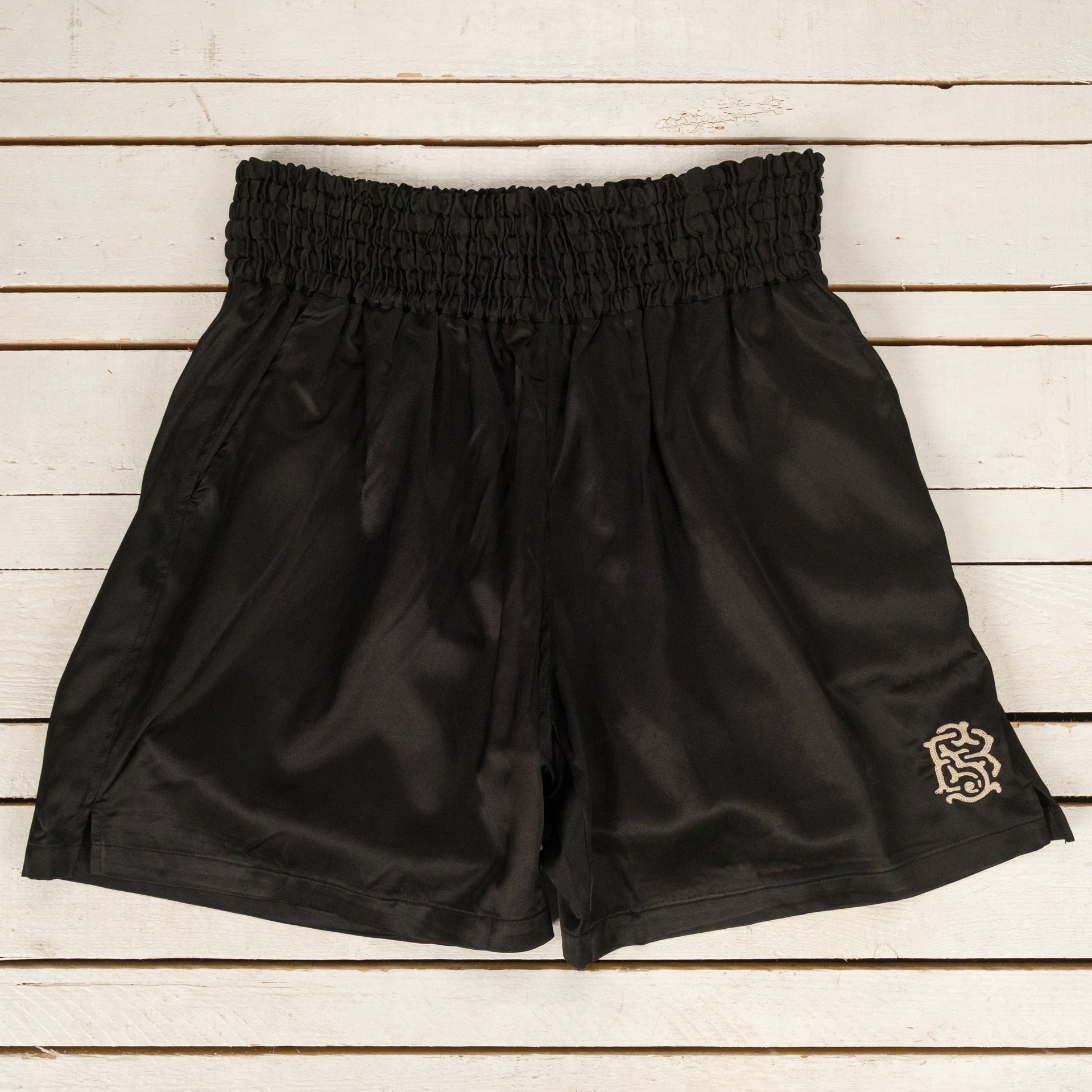 Main Match Boxing Trousers BS Shady Black