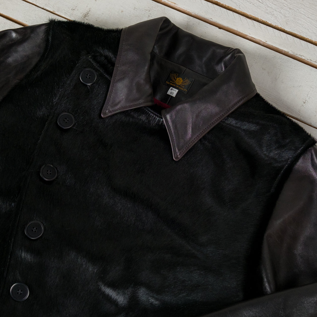 BLACK SIGN 1930s Howard Jacket ホースレザー　ヘア 1930s Howard Jacket - Silky Black – Standard & Strange