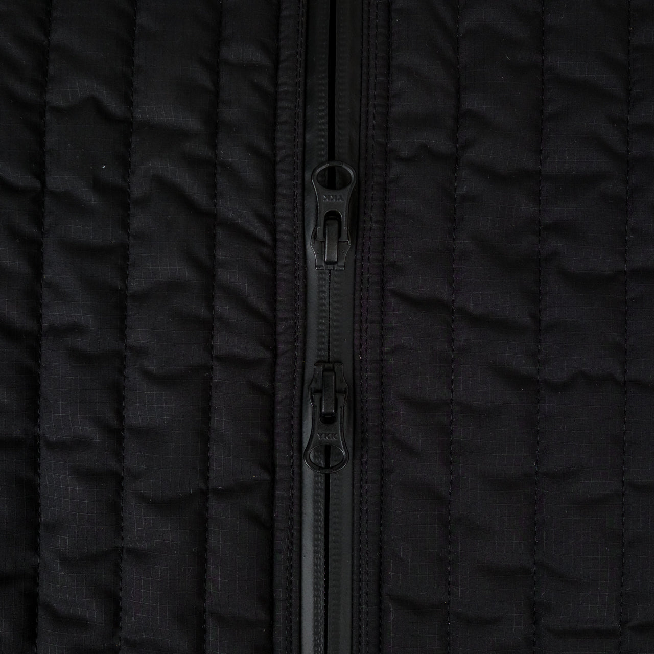 Oiled Quilting Lumberjack Vest Black