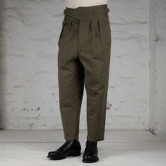 High Density Chino Old Clown Gurkha Pants Khaki