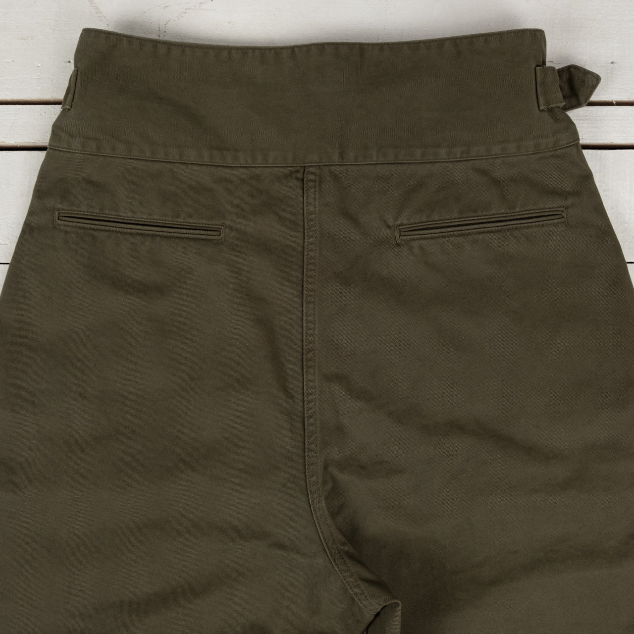 High Density Chino Old Clown Gurkha Pants Khaki