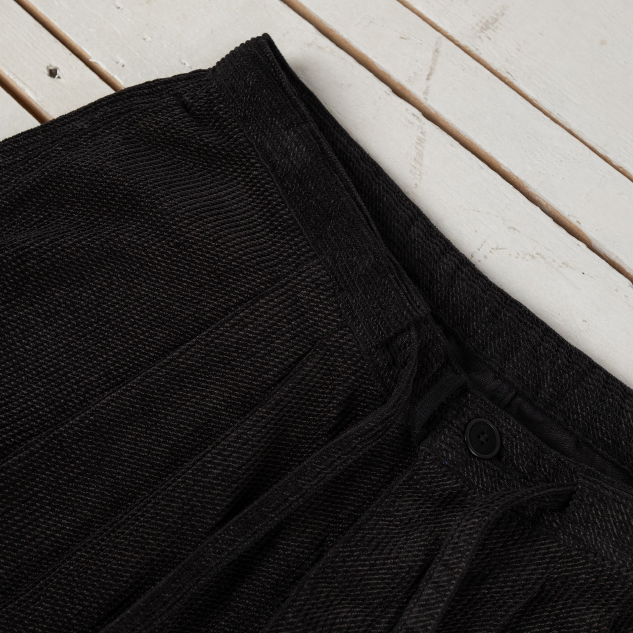 Ripple Cord Field Trousers Black