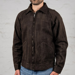 Amami Dorozome Mud Dyed Boro Jacquard Jacket