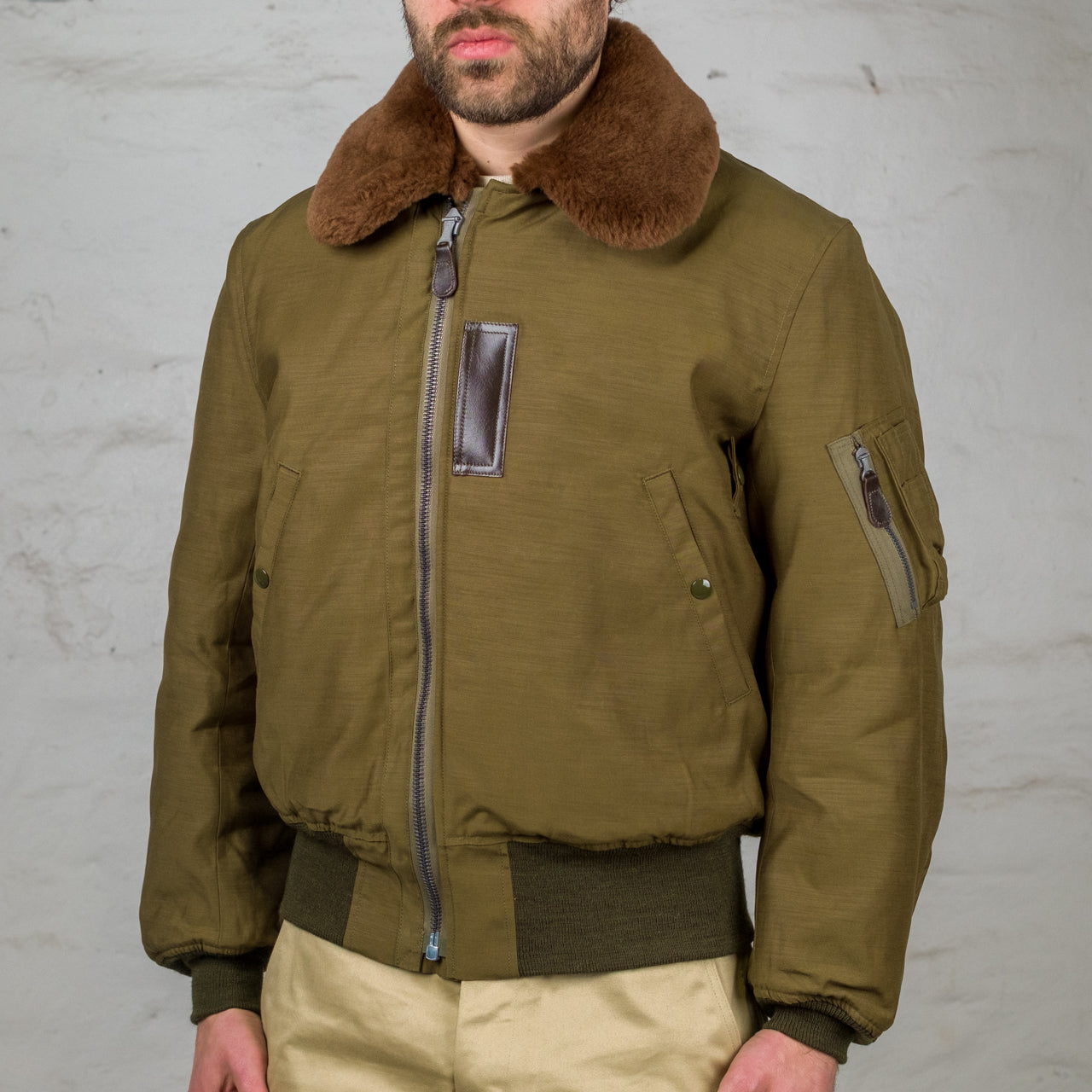 B-15B "TEST SAMPLE" AEROMEDICAL LABORATORY "RAYON COTTON VERSION" OLIVE