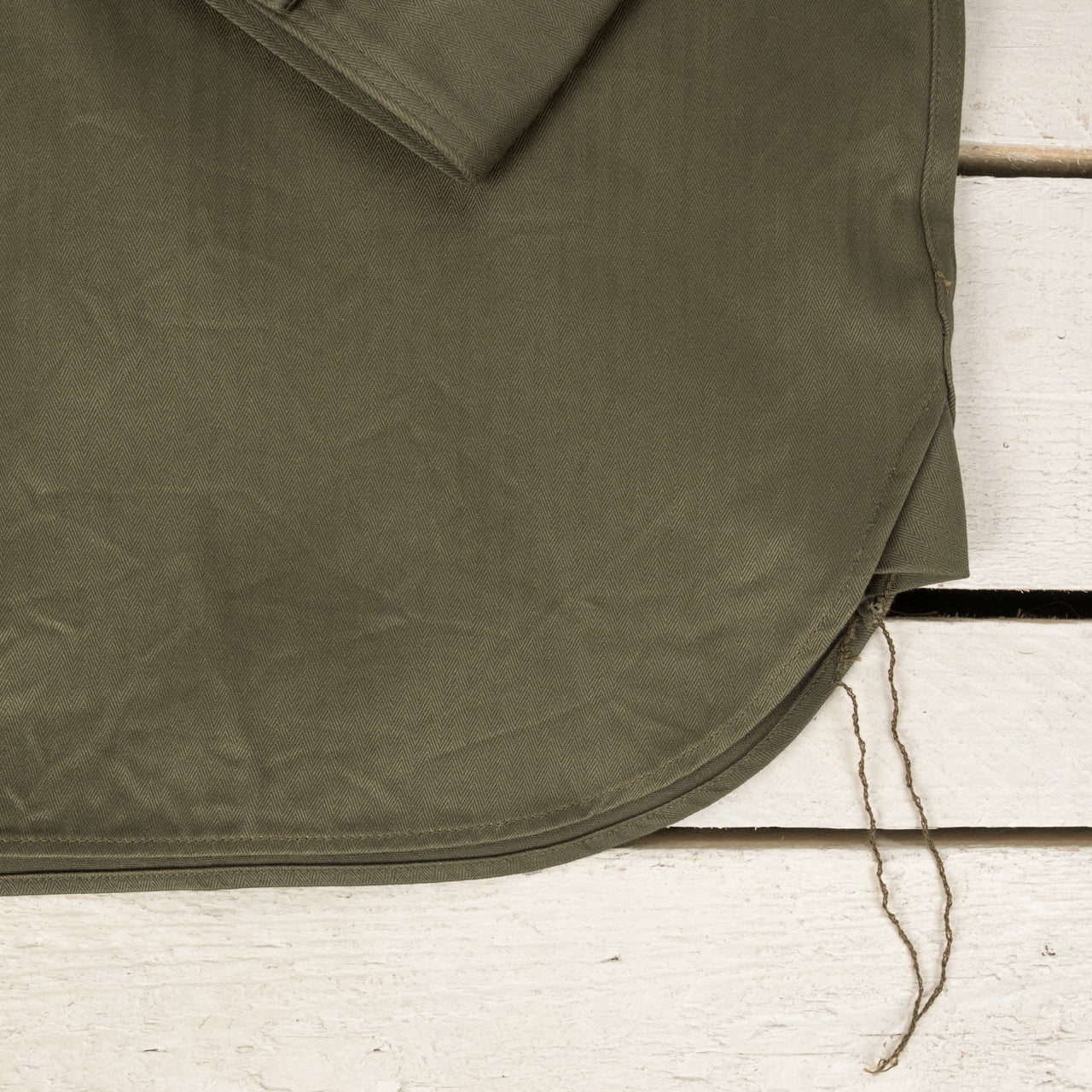 Herringbone Work Shirt Olive