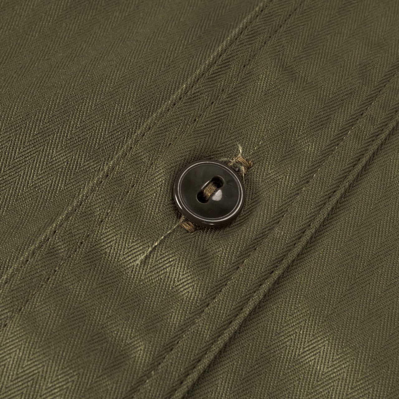 Herringbone Work Shirt Olive