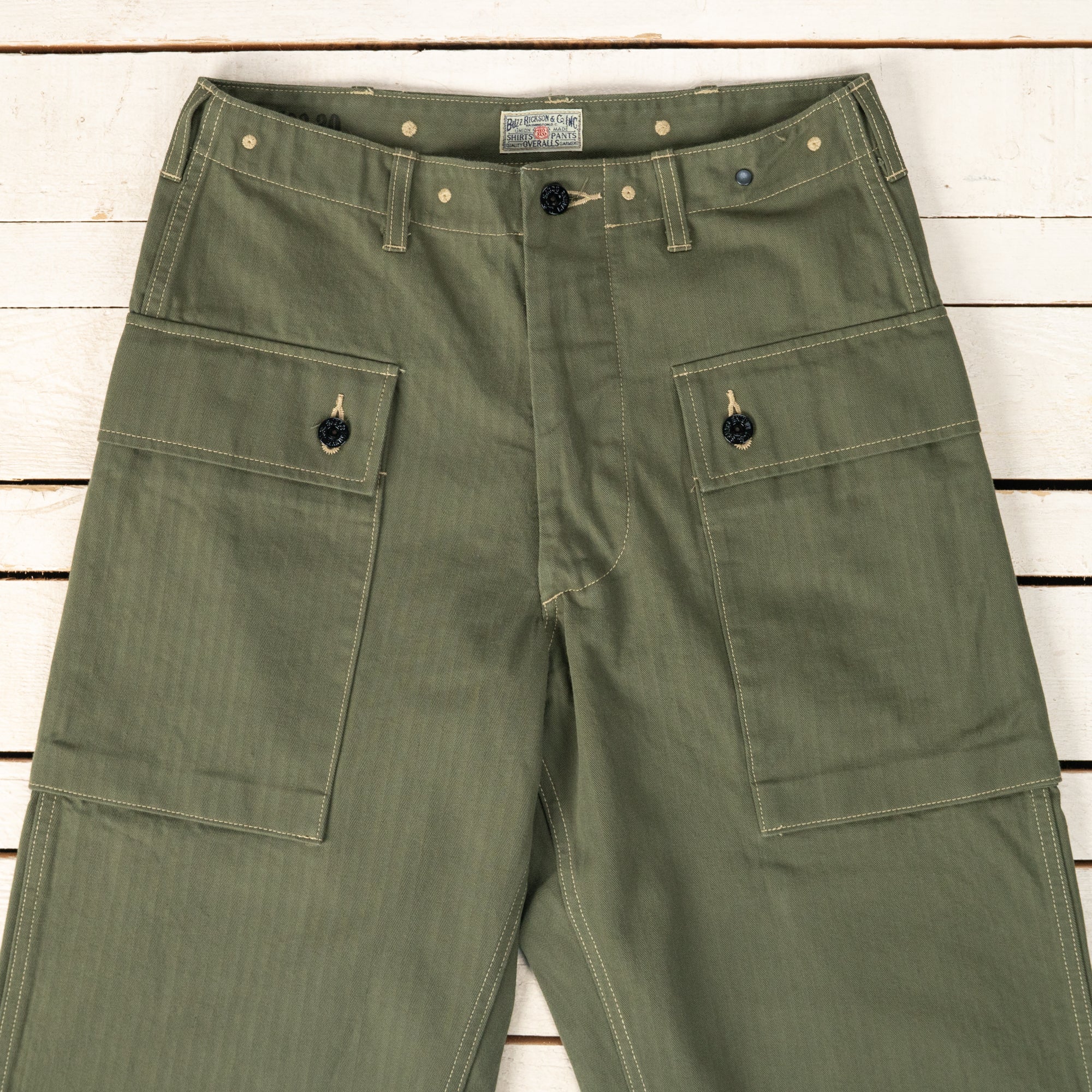 U.S. Marine Corps M-1944 Herringbone Pants (Short Length)