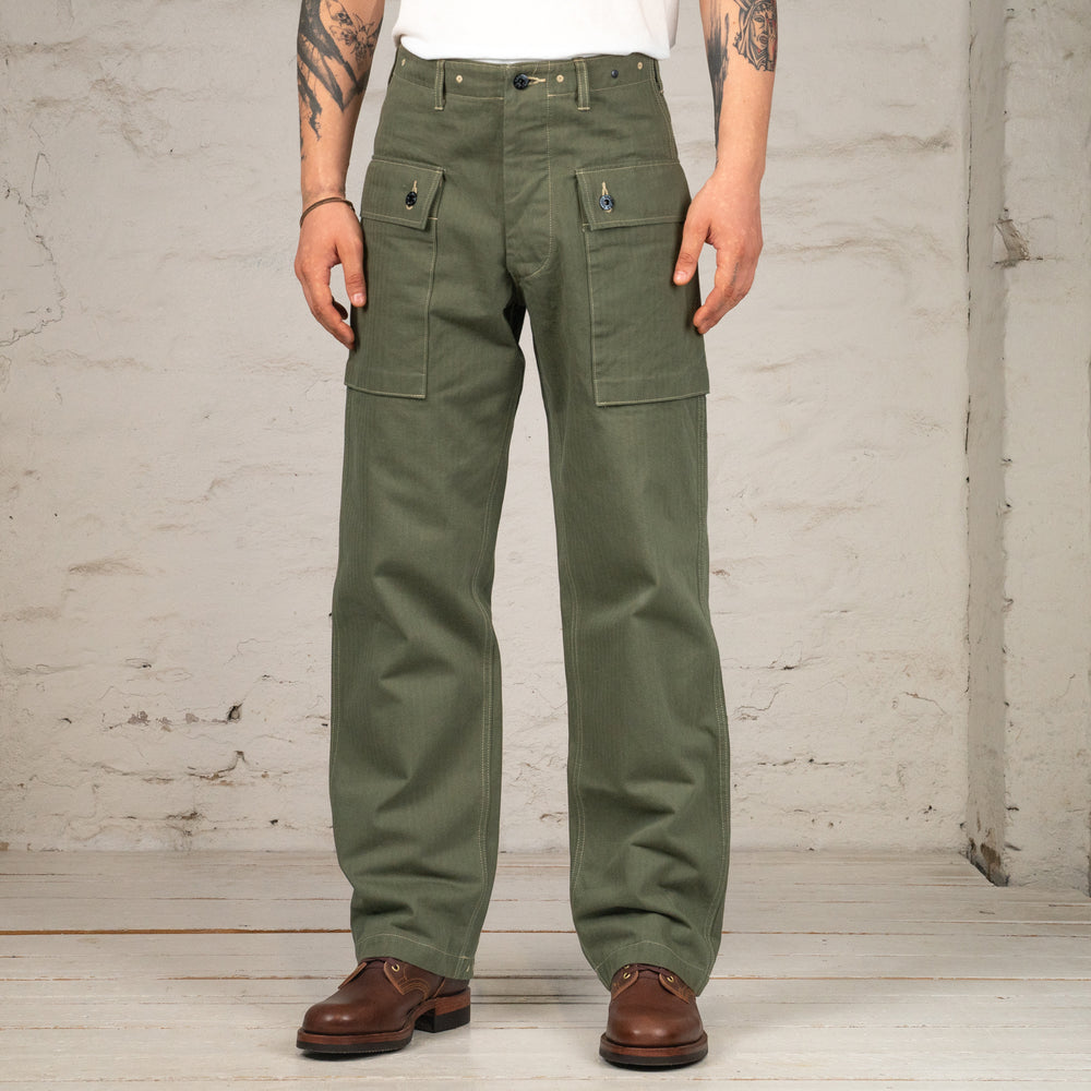 U.S. Marine Corps M-1944 Herringbone Pants (Short Length)