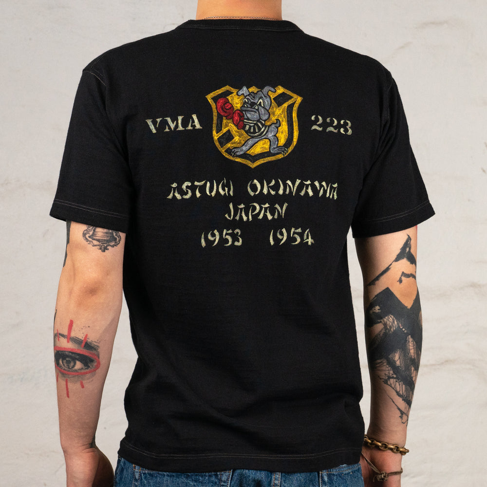 T-shirt flammé VMA-223 noir