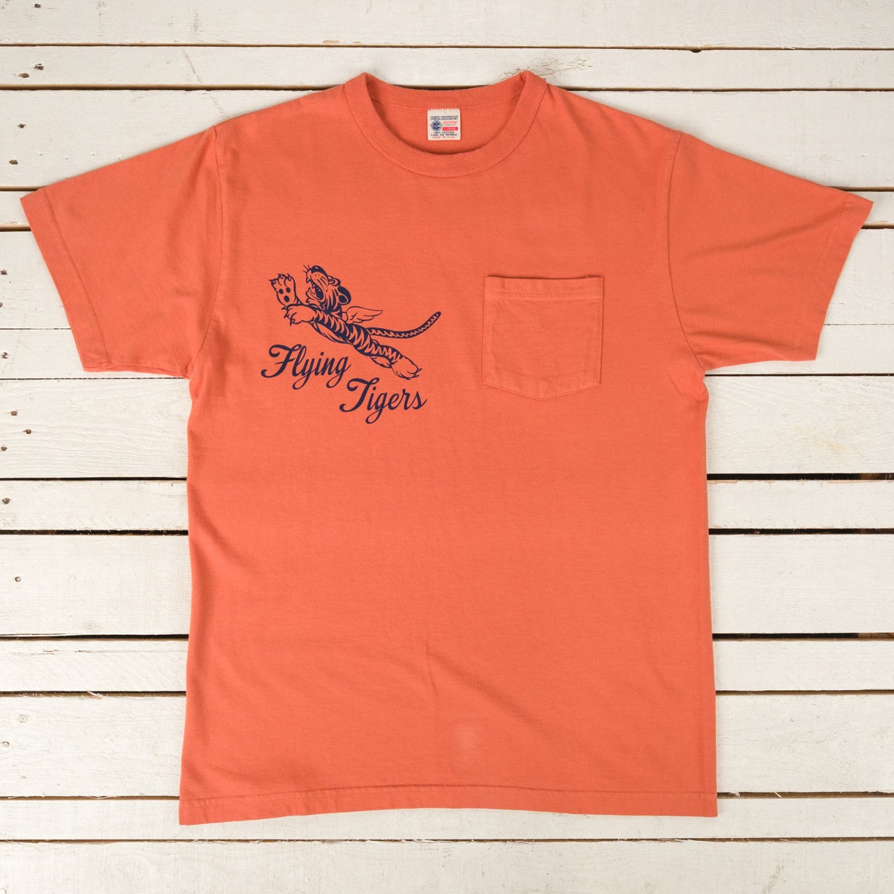 T-shirt à poche Flying Tigers Orange