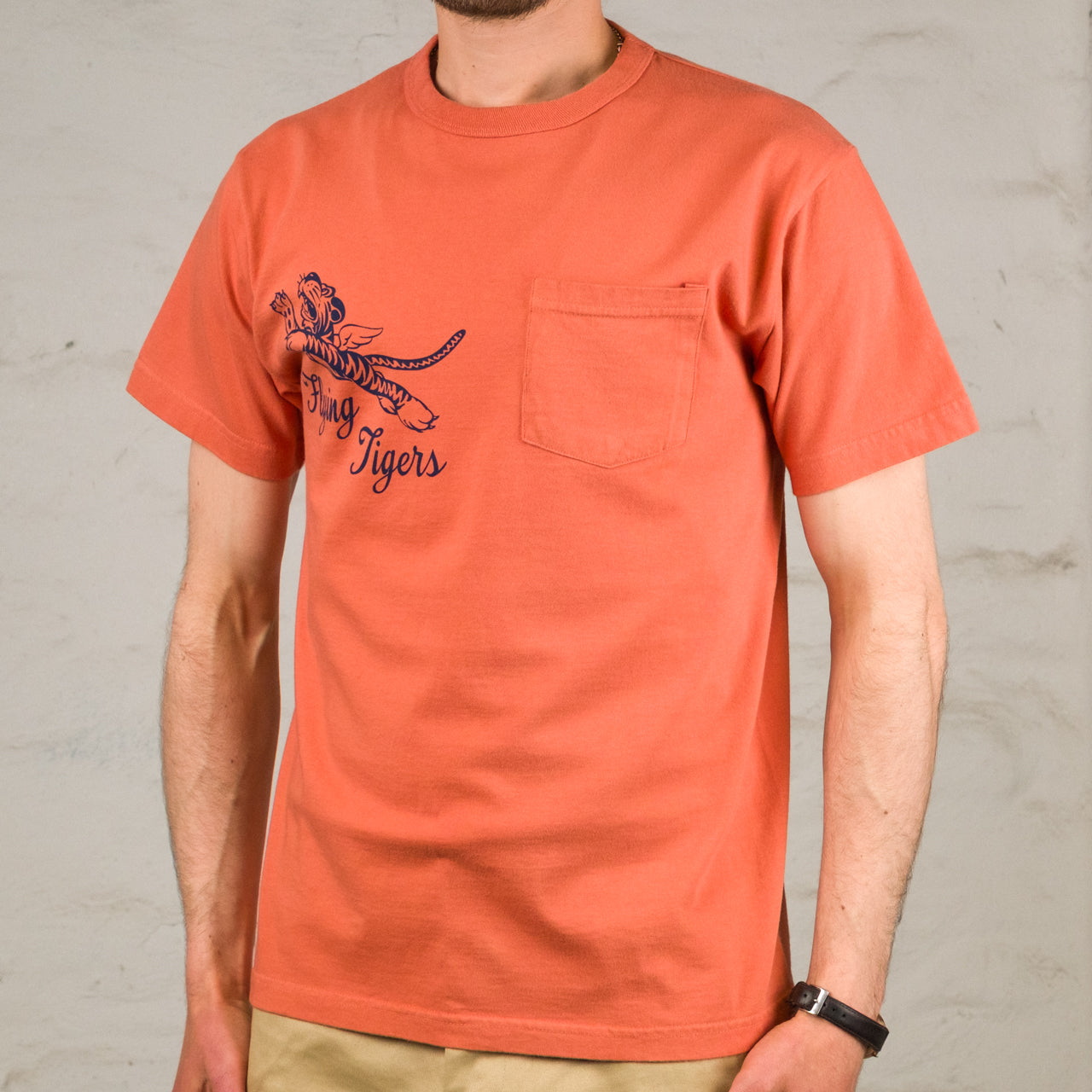Pocket T-Shirt Flying Tigers Orange