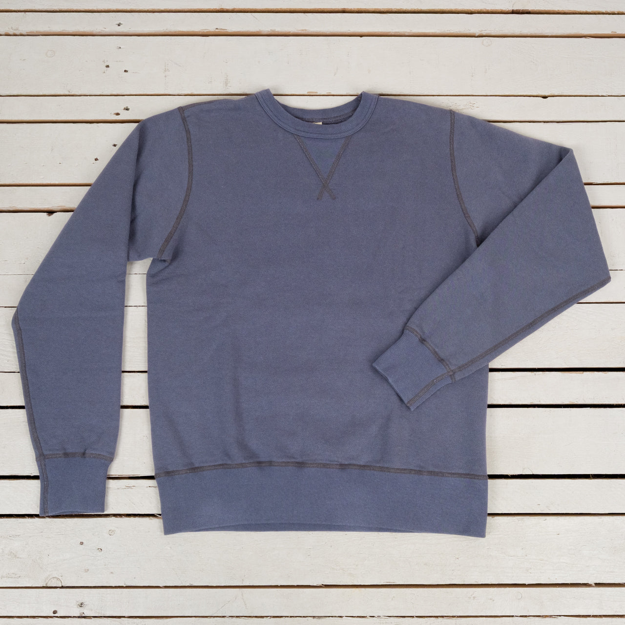 Set-In Crew Sweat Navy