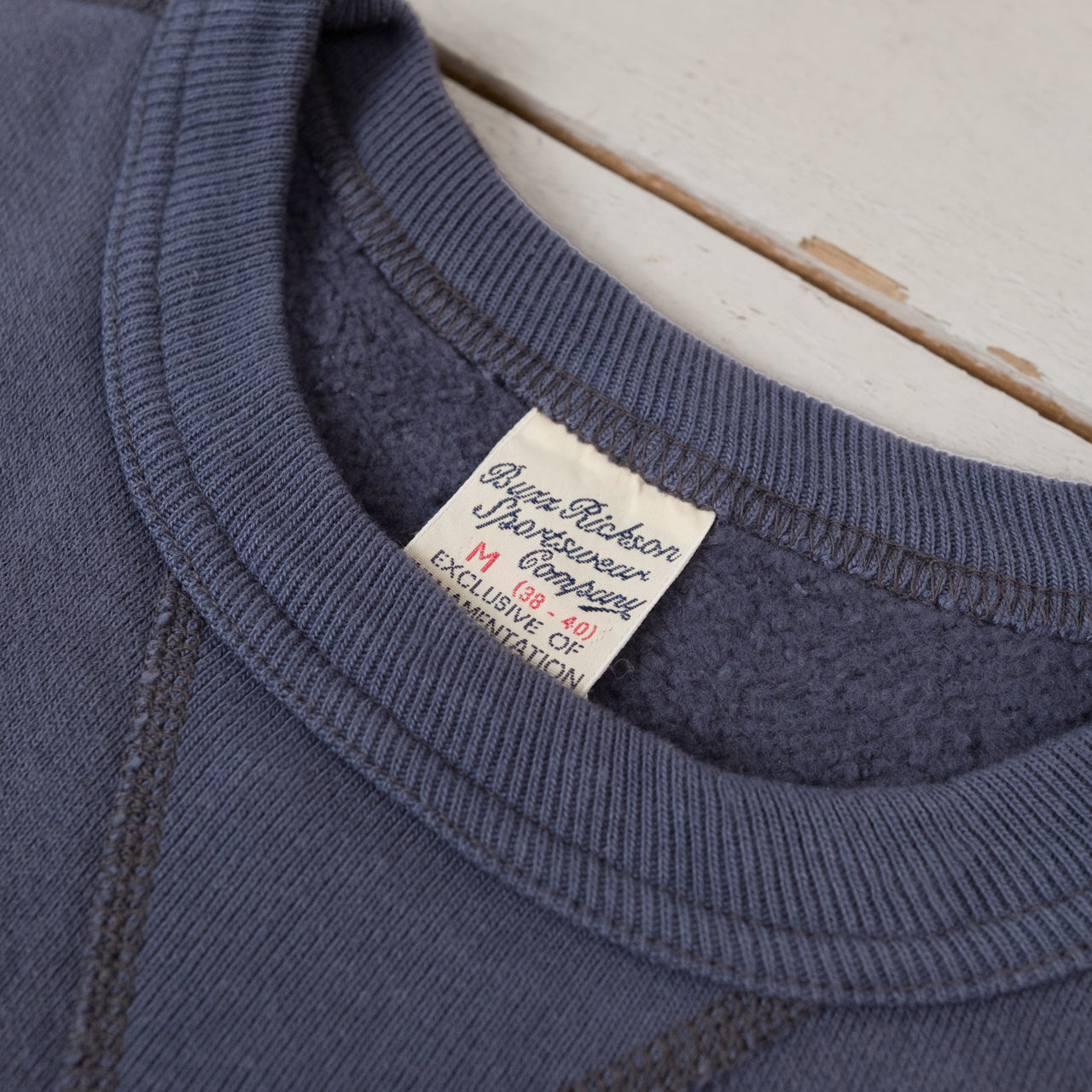Set-In Crew Sweat Navy