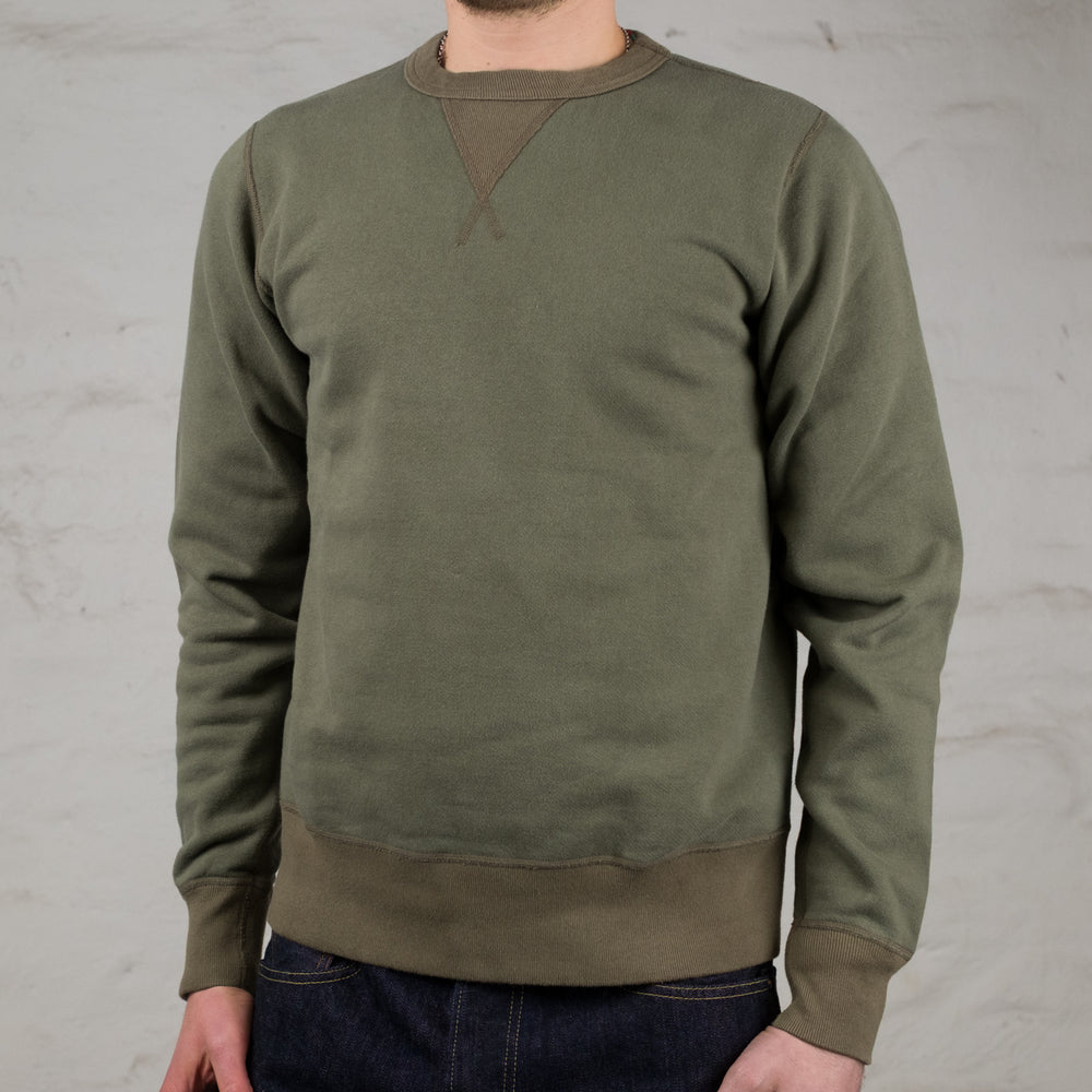 Set-In Crew Sweat Olive
