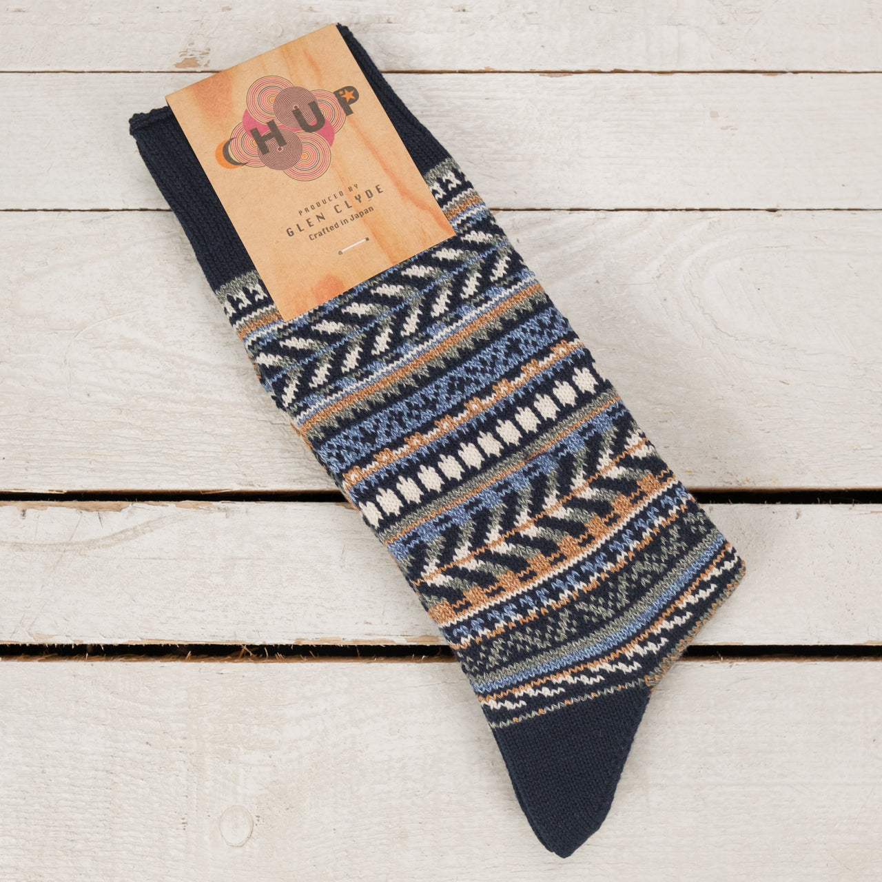 Chaussettes Montezuma Well Coton Bleu Encre