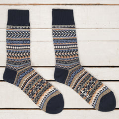 Chaussettes Montezuma Well Coton Bleu Encre