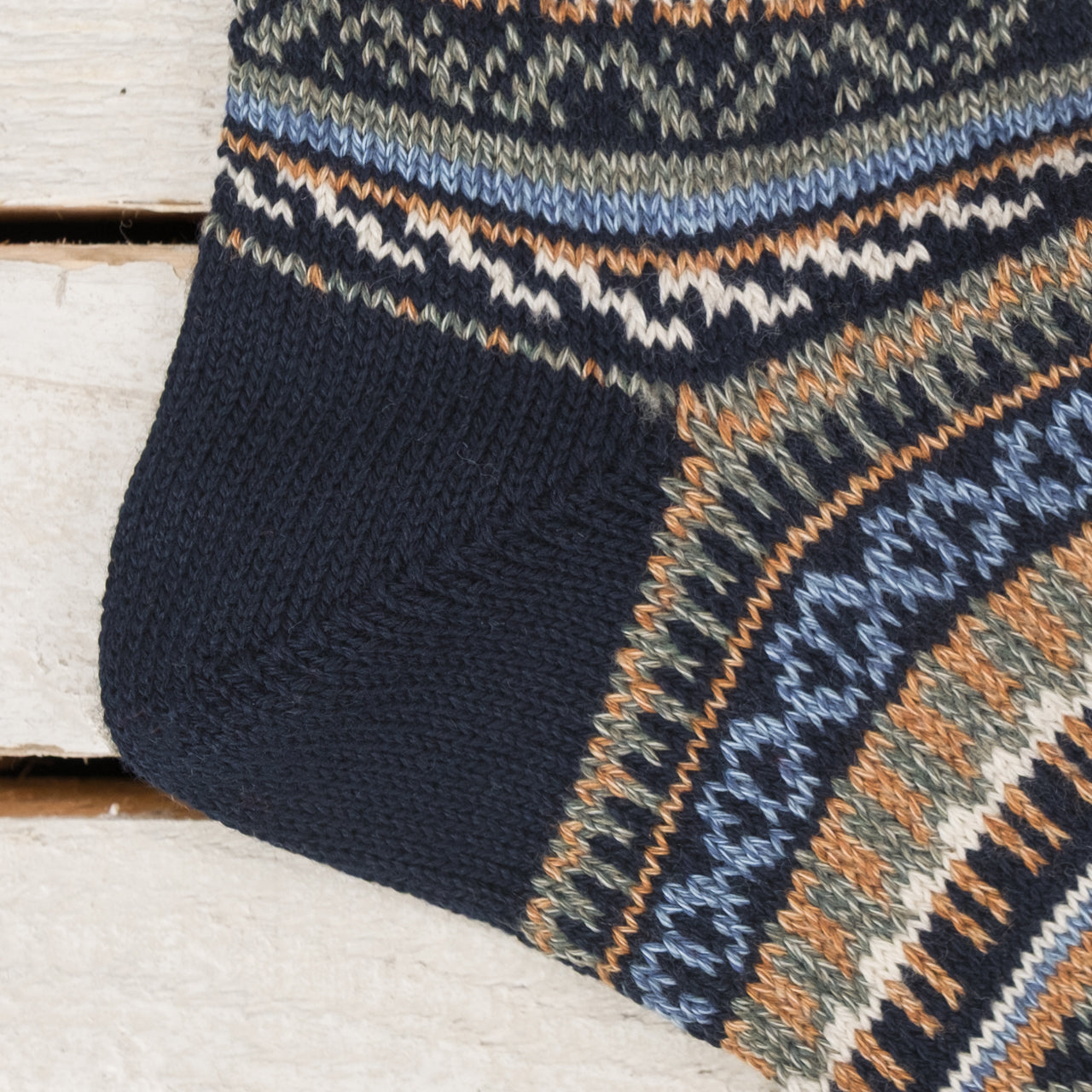 Chaussettes Montezuma Well Coton Bleu Encre