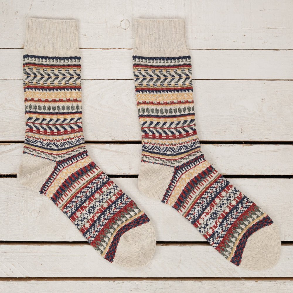 Socken Montezuma Well Cotton Ivory