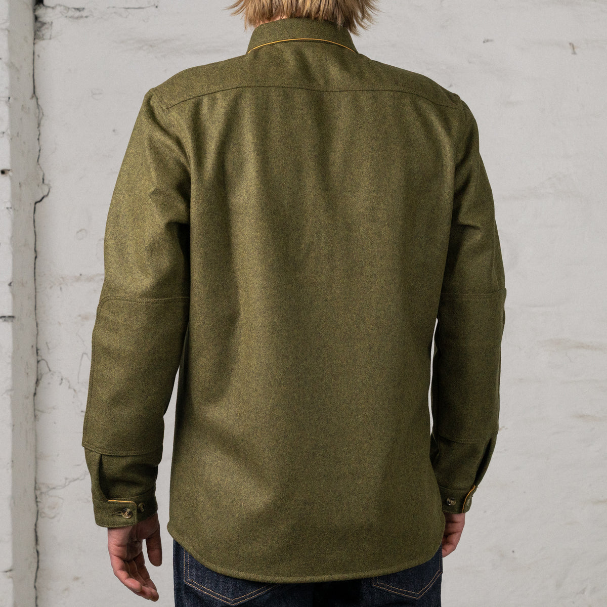 Crissman Overshirt Wool Army Green
