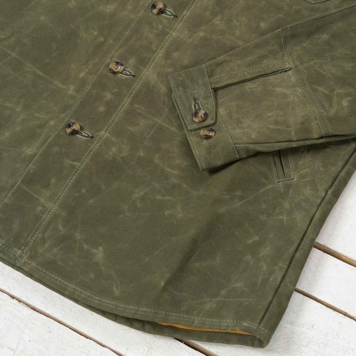 Crissman Overshirt Waxed Loden