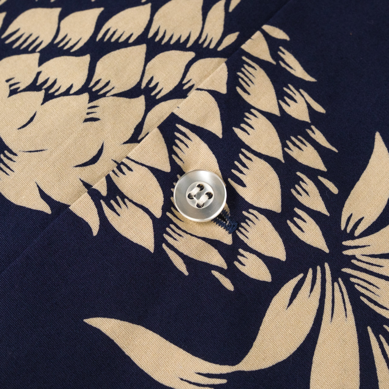 Duke Kahanamoku "Duke's Pineapple" Chemise Hawaïenne Marine