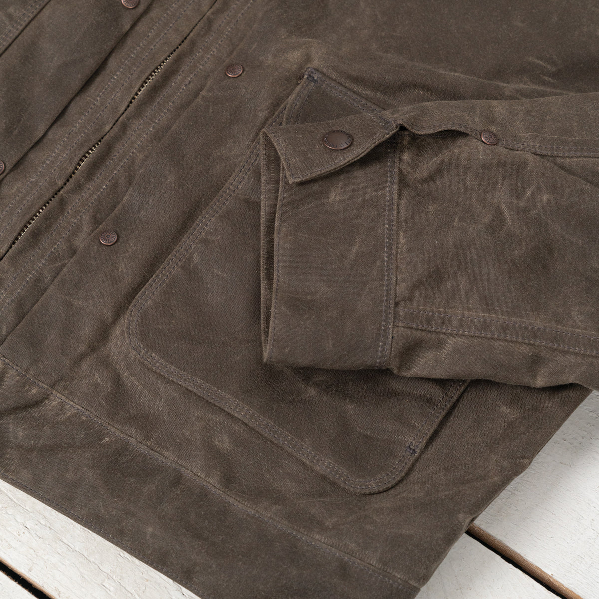 Faro 10 oz. Waxed Canvas Oak