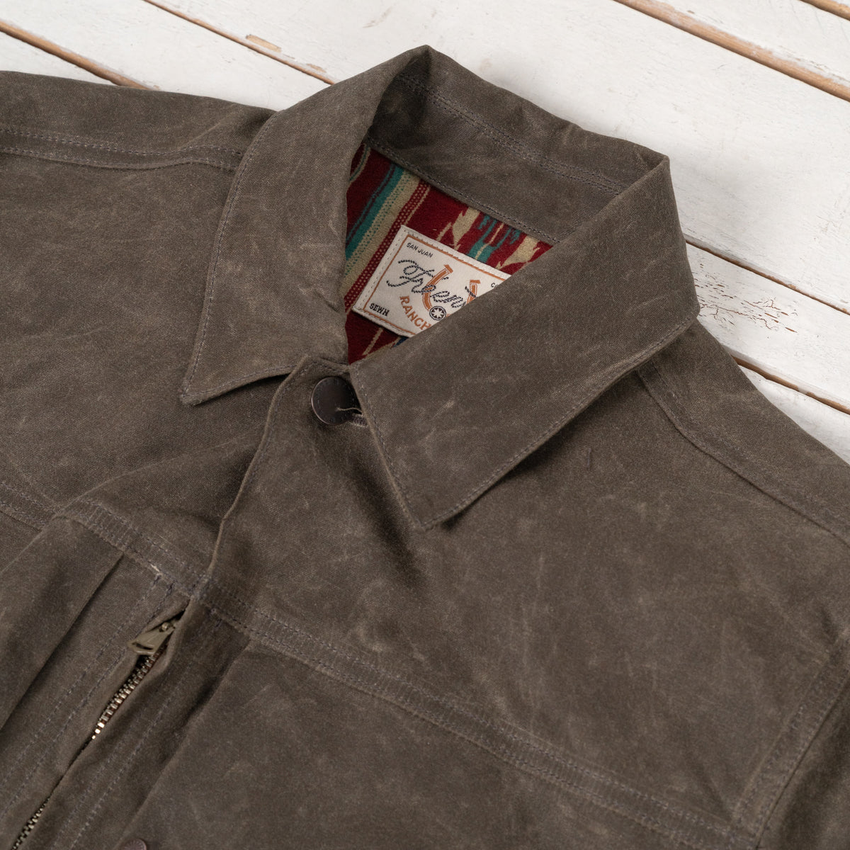 Faro 10 oz. Waxed Canvas Oak