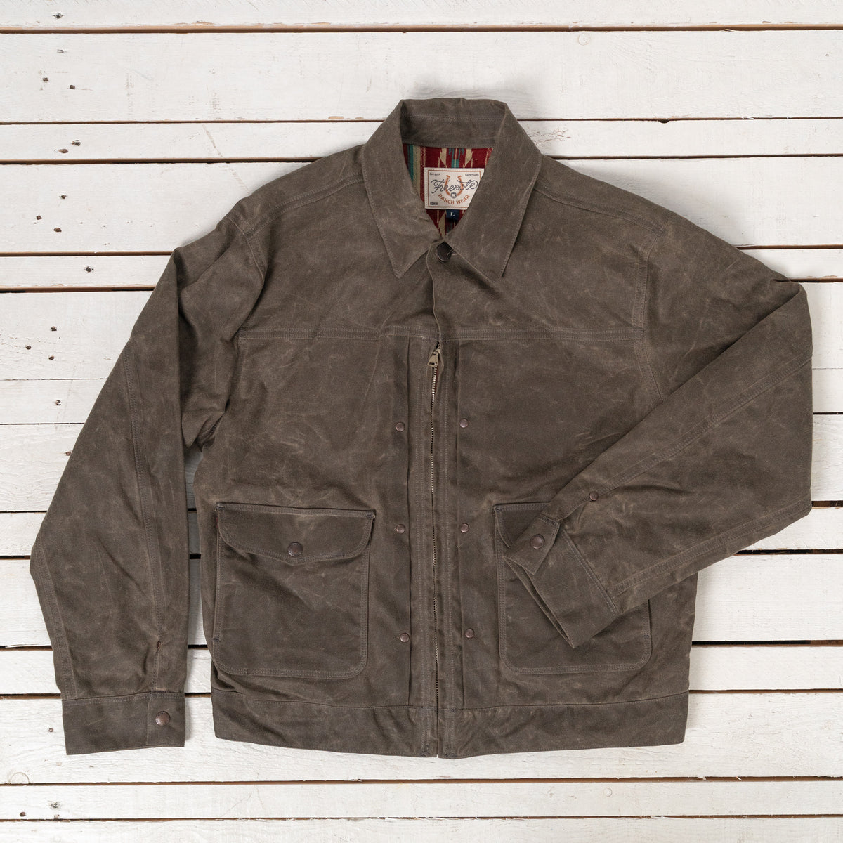 Faro 10 oz. Waxed Canvas Oak